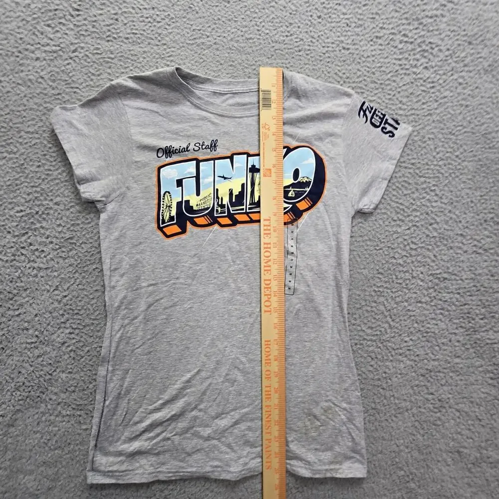 Funko Pop Staff Shirt Womens Medium Exclusive Gray Everett Seattle Tea Offical